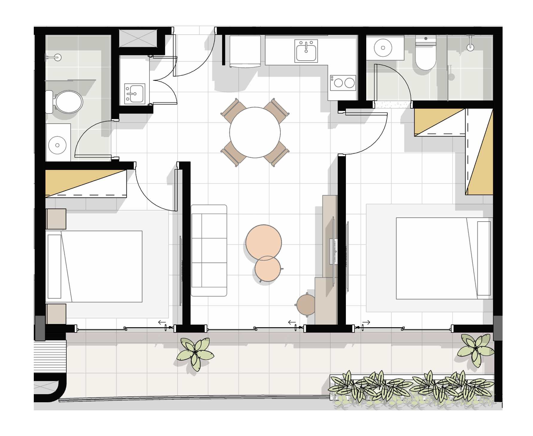 2 Habitaciones